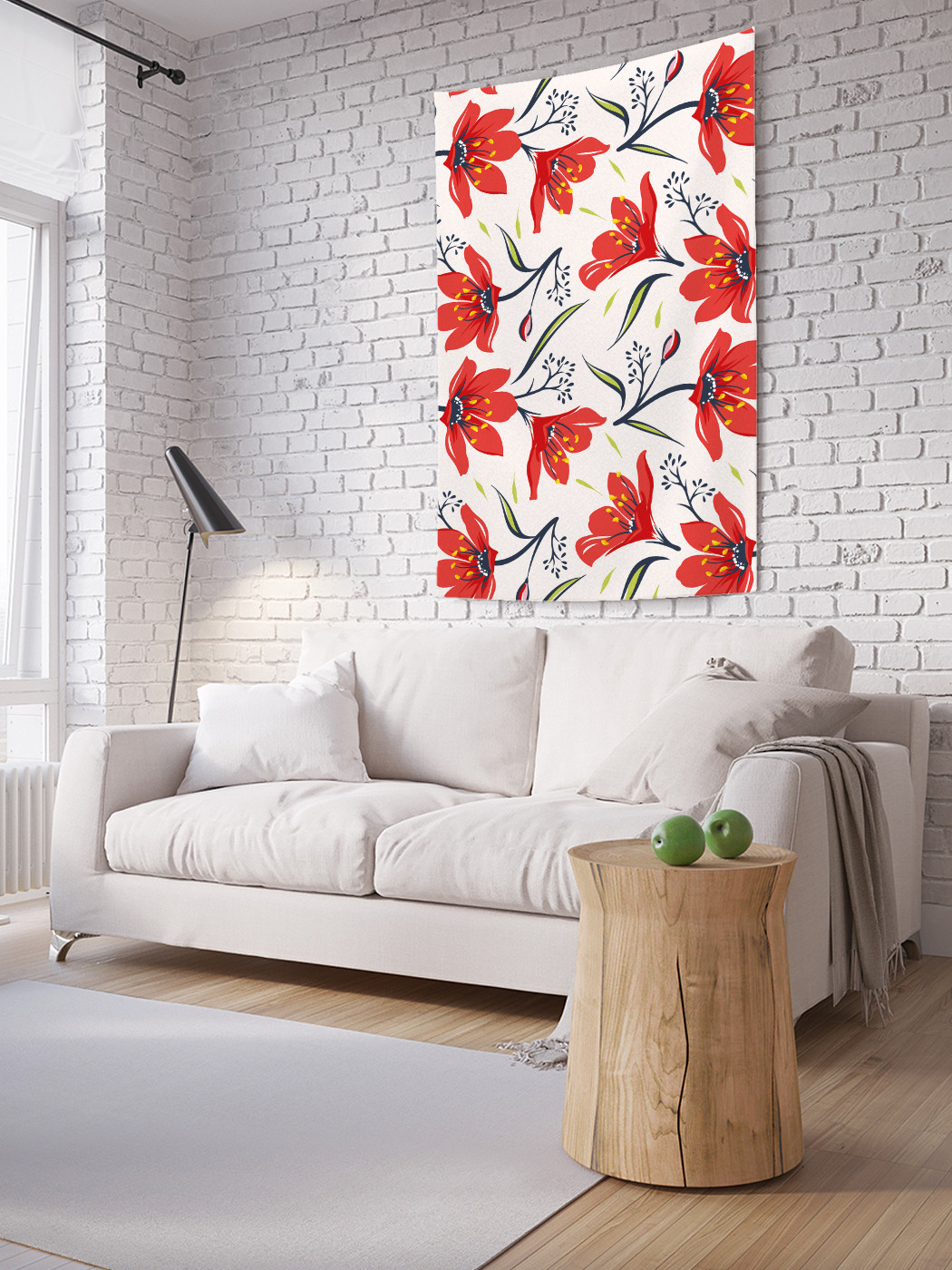 

Вертикальное фотопанно на стену JoyArty Красивые маки 150x200 см, Красивые маки