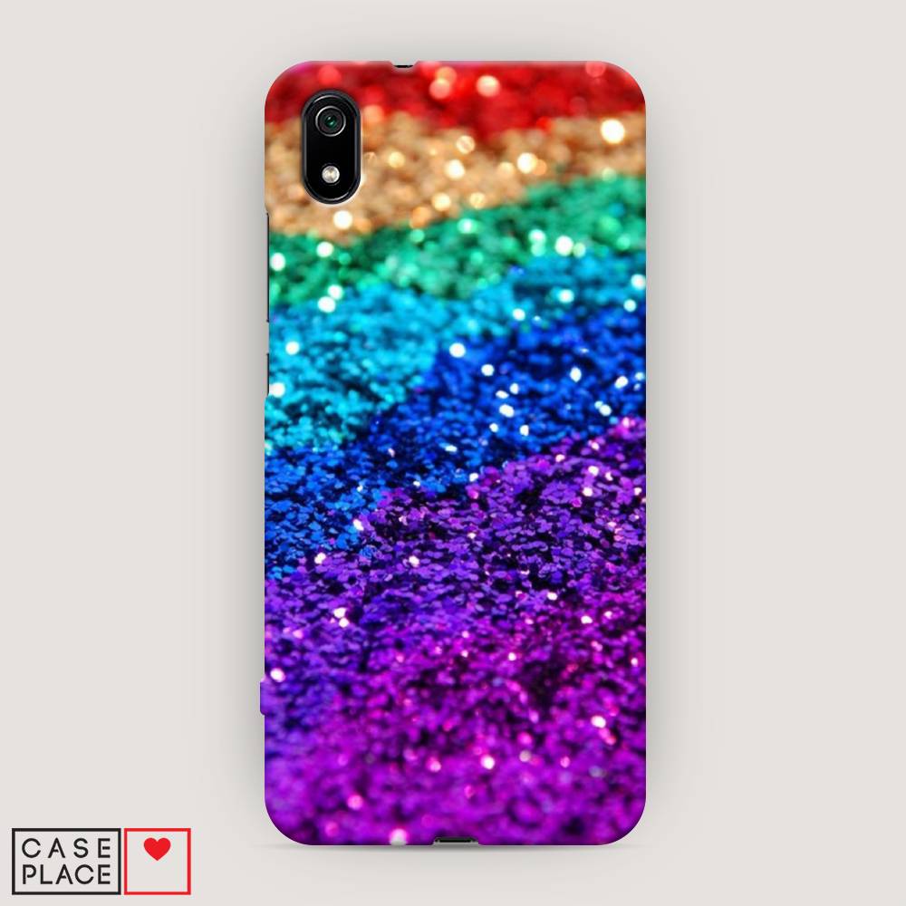 

Пластиковый чехол "Блестящая радуга рисунок" на Xiaomi Redmi 7A, 35420-2