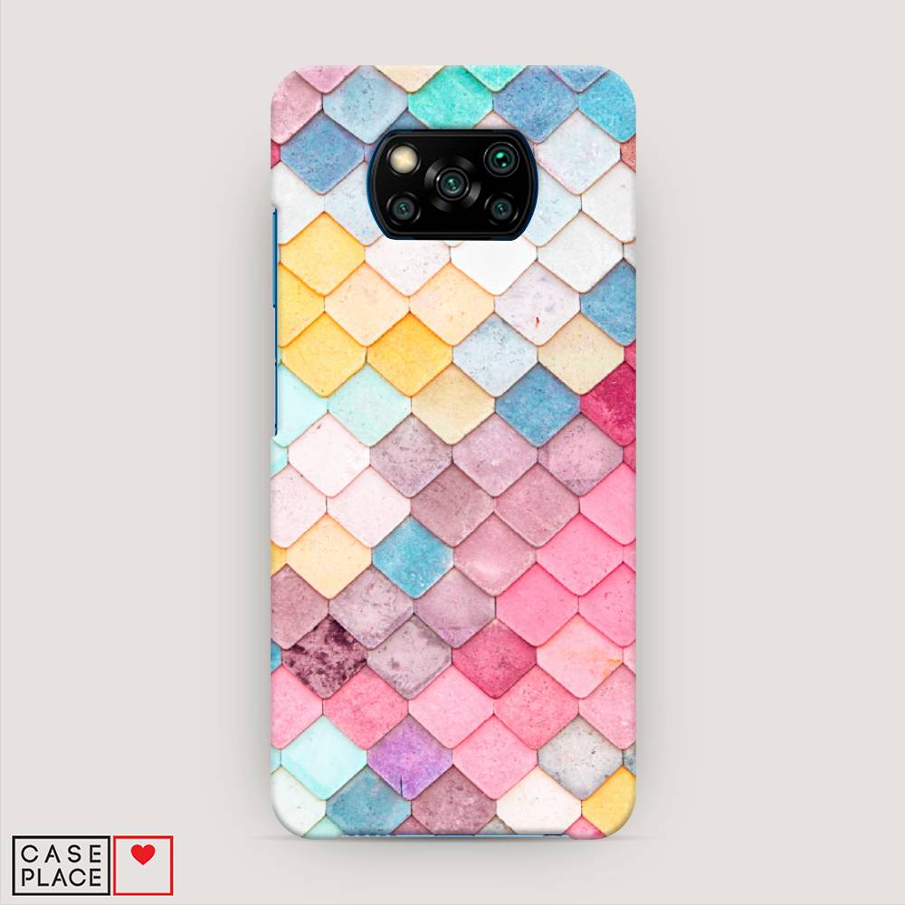 

Пластиковый чехол "Нежные ромбики" на Xiaomi Poco X3 NFC, 39220-3