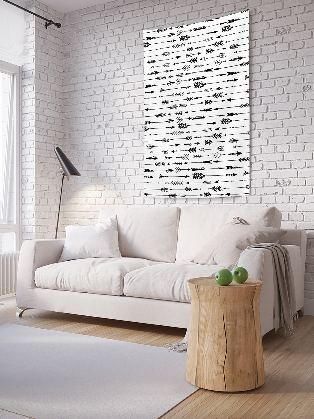 

Вертикальное фотопанно на стену JoyArty Кирпичная кладка 150x200 см, Кирпичная кладка