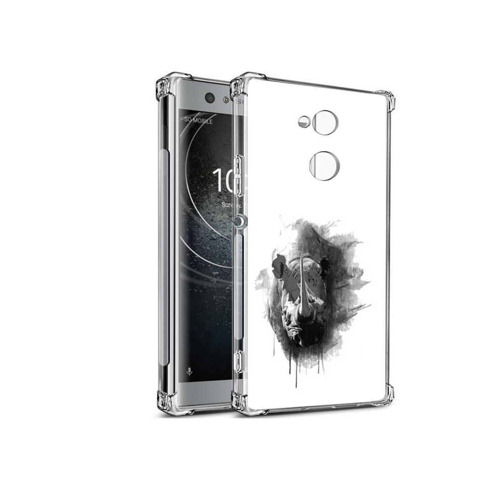 

Чехол MyPads Tocco для Sony Xperia XA2 носорог (PT99627.238.523), Прозрачный, Tocco