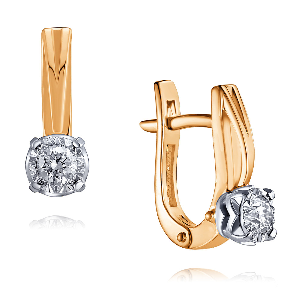 

Серьги из красного золота с бриллиантом ADAMAS 24037365/01-А50Д-41, 24037365/01-А50Д-41