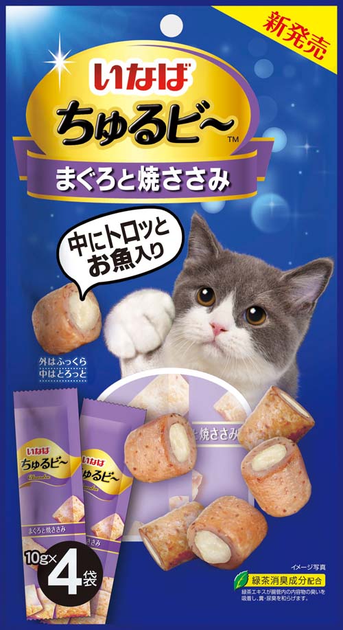 

Лакомство для кошек Inaba Churu Bee, тунец магуро с запеченным куриным филе (48х4*10 гр)
