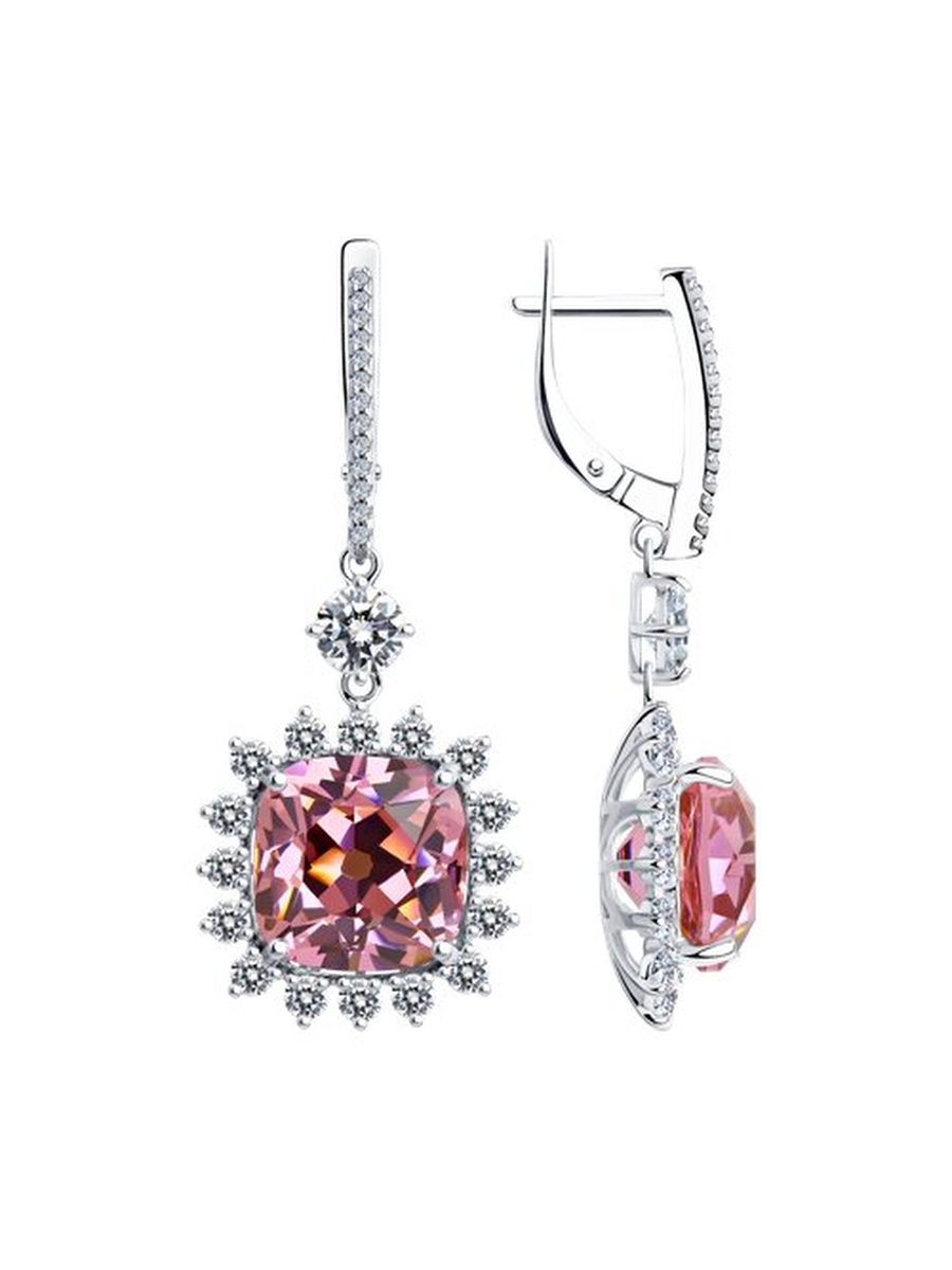 

Серьги из серебра TEO MAORI 894025885, фианит, 894025885