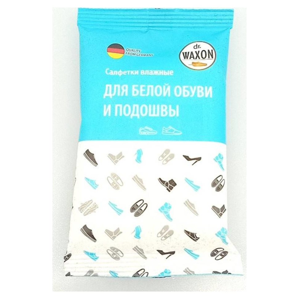 

Влажные салфетки для обуви и подошвы dr.Waxon