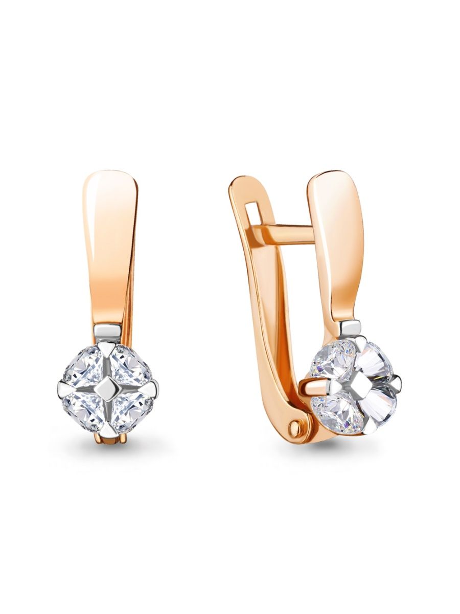 

Серьги из золота TEO MAORI 746952А, фианит, 746952А