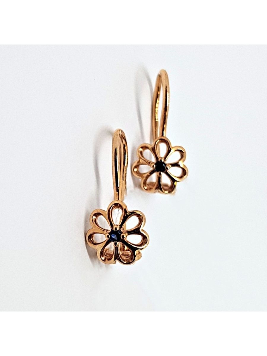 

Серьги из золота TEO MAORI 726053100, фианит, 726053100