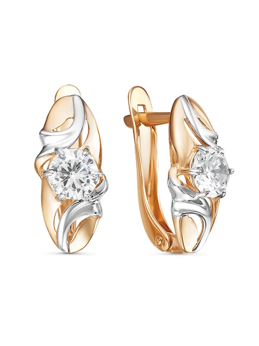 

Серьги из золота TEO MAORI 72407507 1 1 1, фианит, 72407507 1 1 1