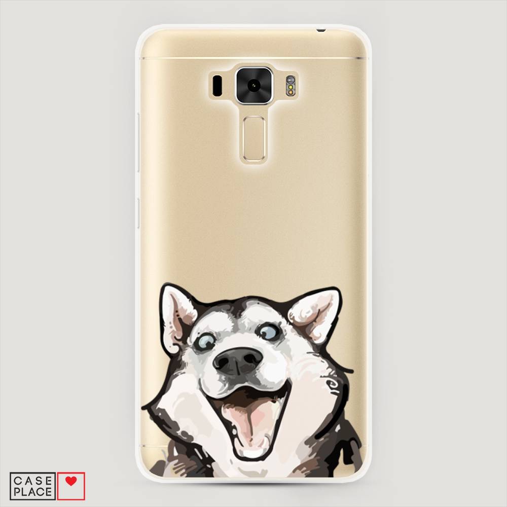 

Чехол Awog "Радостный хаски" для Asus Zenfone 3 Laser ZC551KL, 40850-1