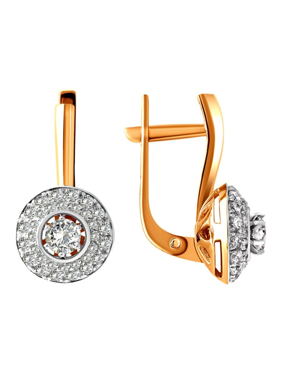 

Серьги из золота TEO MAORI 72101012779, фианит, 72101012779