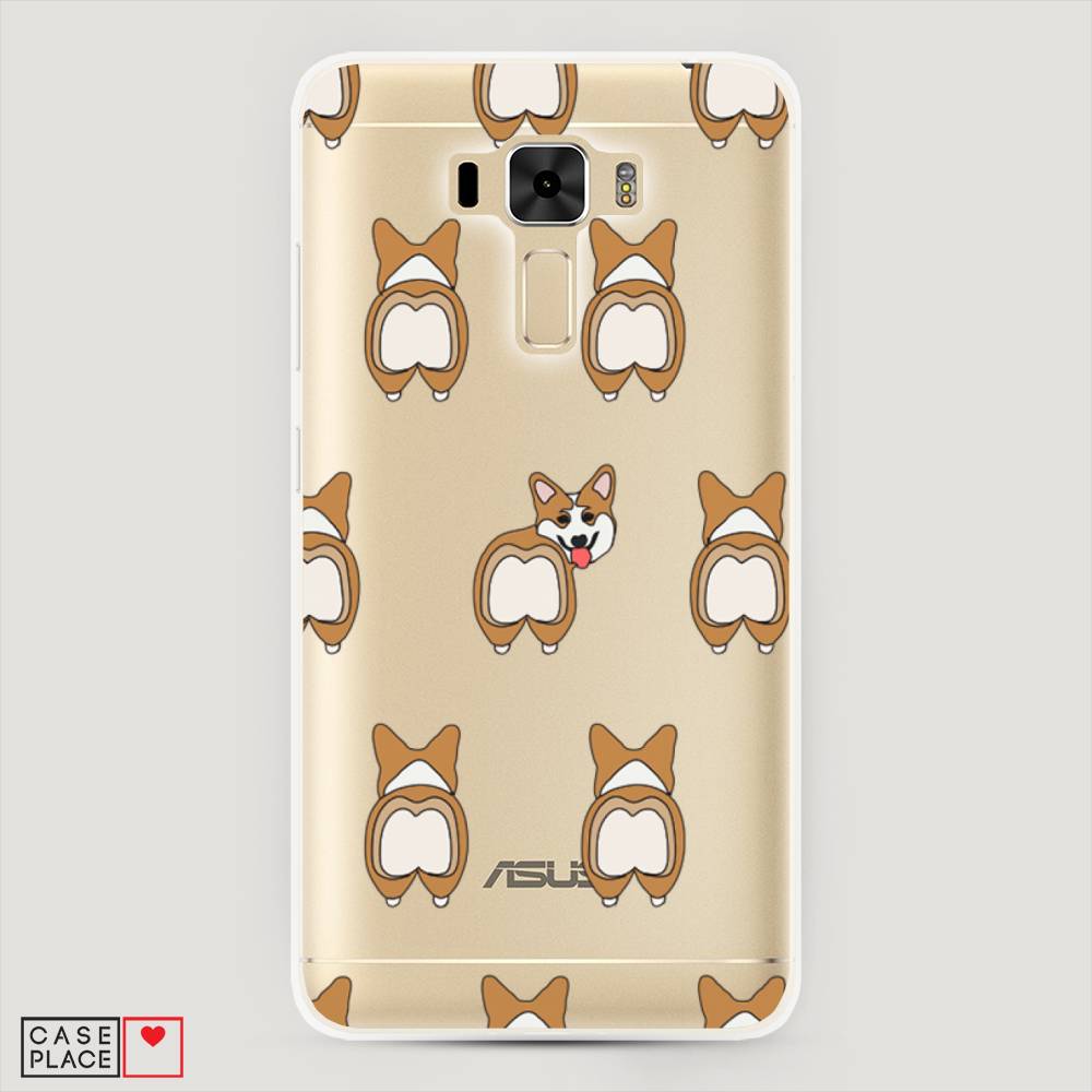 фото Чехол awog "милый корги фон" для asus zenfone 3 laser zc551kl