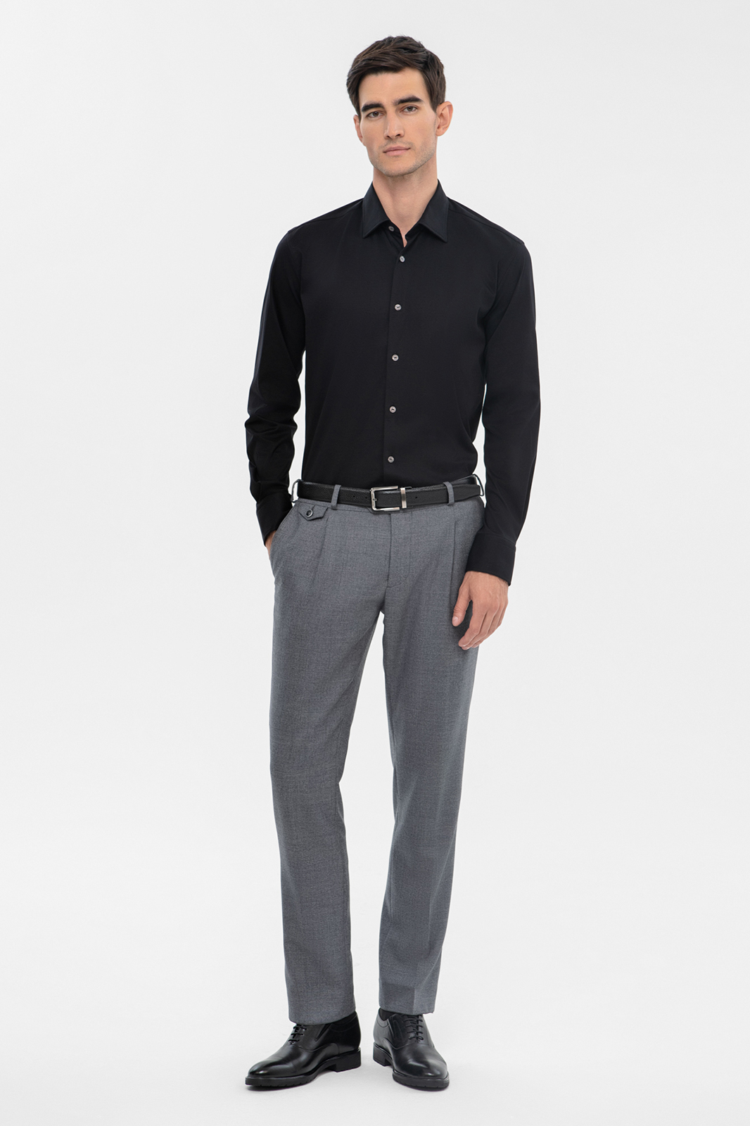 

Рубашка мужская Kanzler 4A-401SL-1127-07 черная 38, Черный, 4A-401SL-1127-07