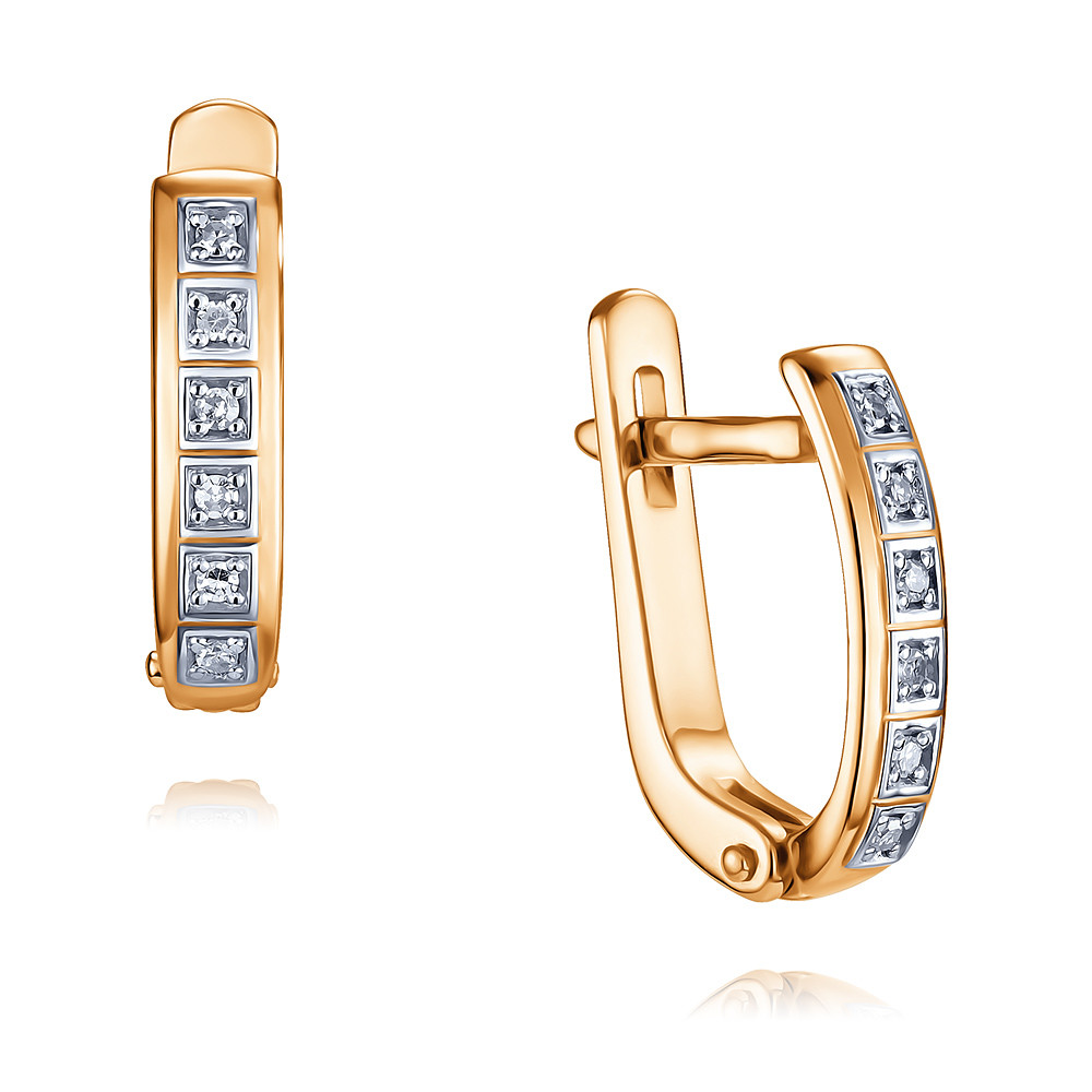 

Серьги из красного золота с бриллиантом ADAMAS 2453309/02-А50Д-41, 2453309/02-А50Д-41