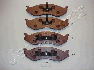 

Тормозный колодки Japanparts передние для Jeep Grand Cherokee, Wrangler 1991- PA057AF