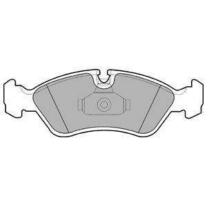 

Тормозные колодки DELPHI дисковые LP1605