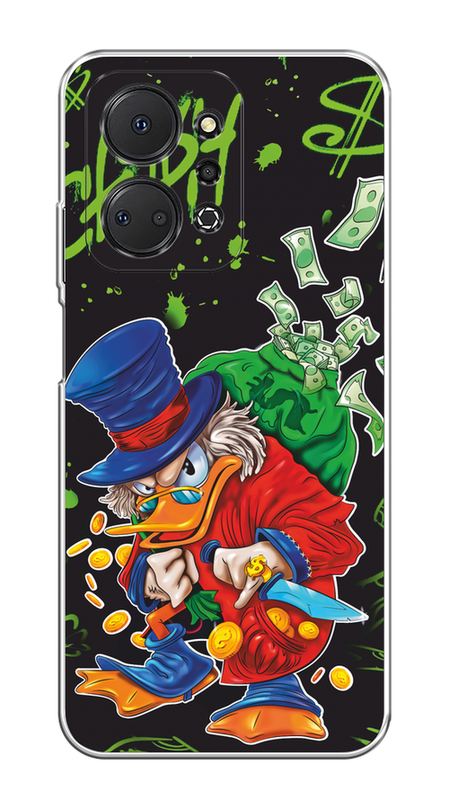 

Чехол на Honor X7A/X7A Plus "Скрудж Макдак с мешком денег", Красный;синий;зеленый;черный, 6120650-1
