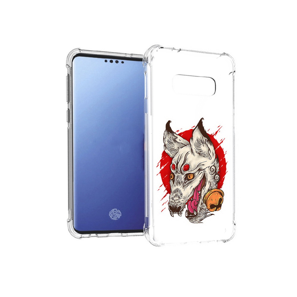 

Чехол MyPads Tocco для Samsung Galaxy S10E страшная собака (PT145748.492.627), Прозрачный, Tocco