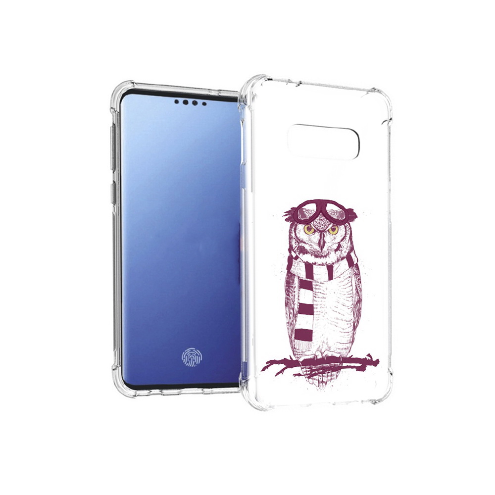 

Чехол MyPads Tocco для Samsung Galaxy S10E сова-летчик (PT145748.492.612), Прозрачный, Tocco