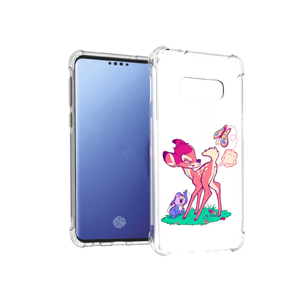 

Чехол MyPads Tocco для Samsung Galaxy S10E смешной олененок (PT145748.492.610), Прозрачный, Tocco