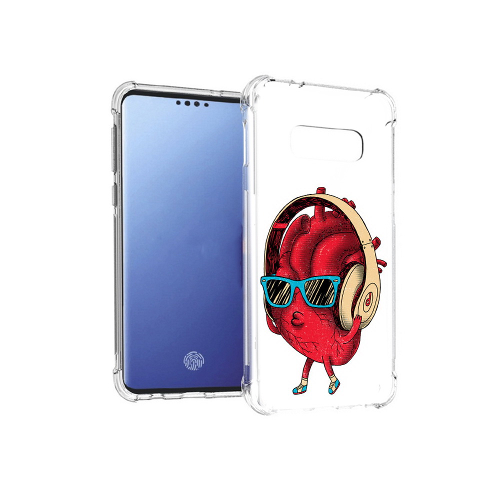 

Чехол MyPads Tocco для Samsung Galaxy S10E слушай сердце (PT145748.492.609), Прозрачный, Tocco