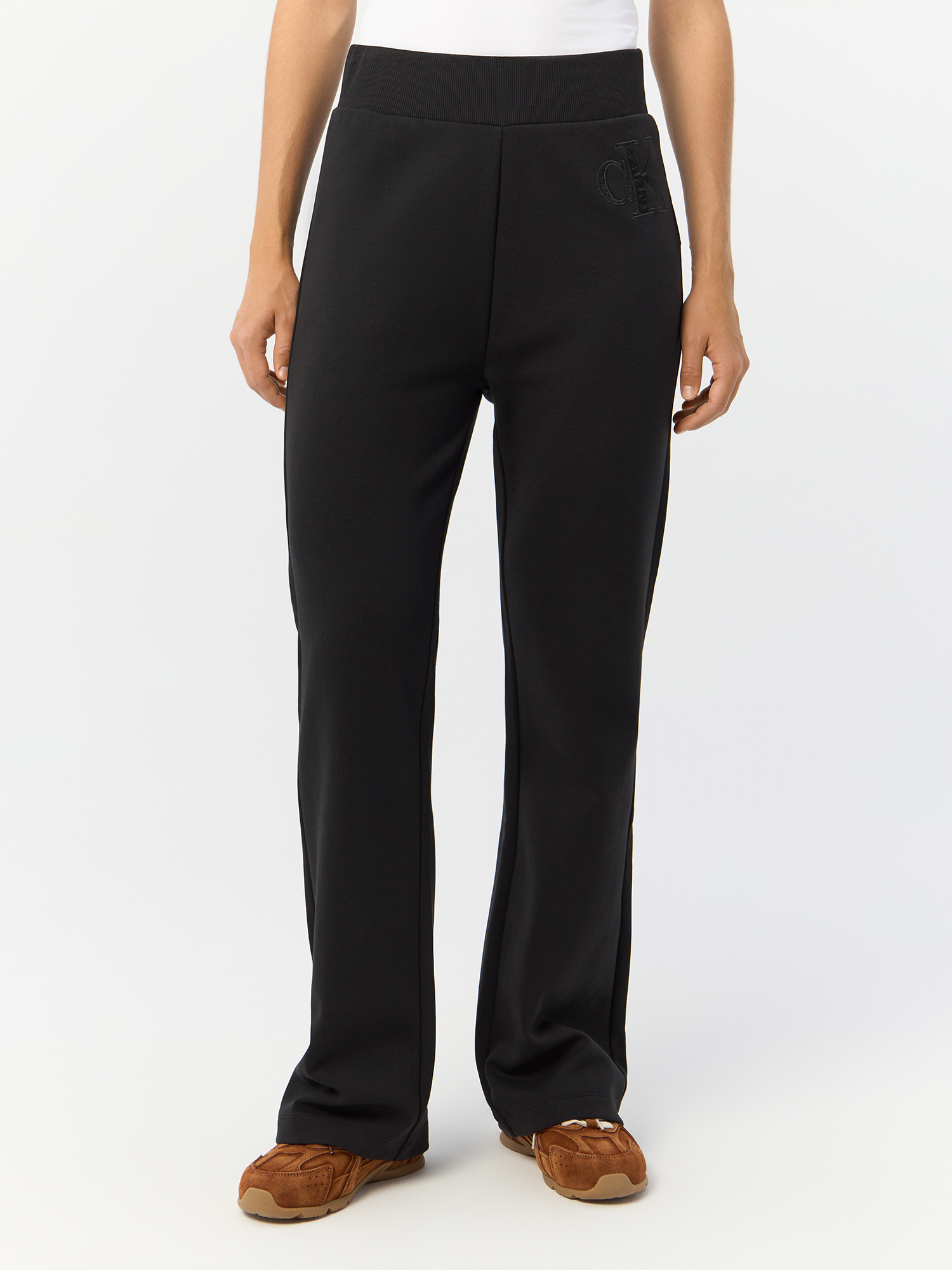 

Брюки женские Calvin Klein J20J223588 черные L, Черный, J20J223588