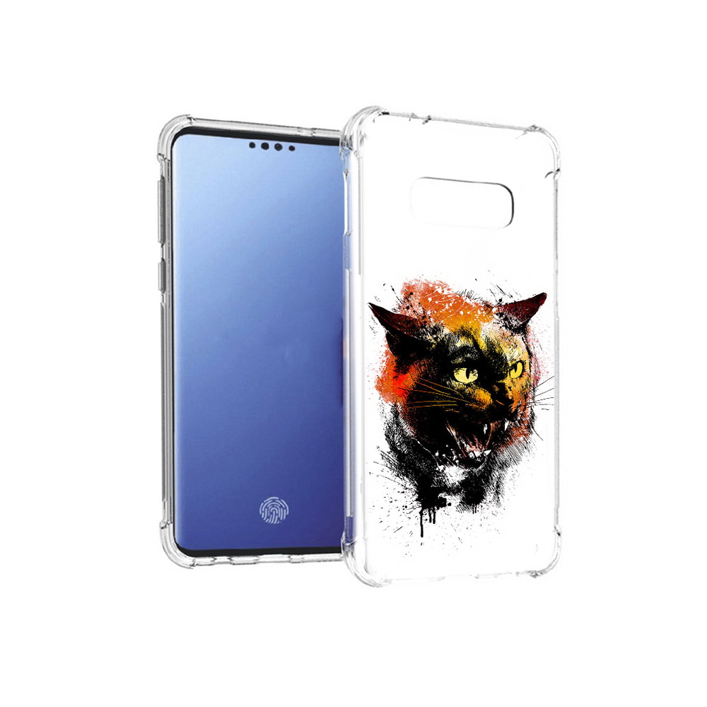 

Чехол MyPads Tocco для Samsung Galaxy S10E сиамский кот (PT145748.492.598), Прозрачный, Tocco