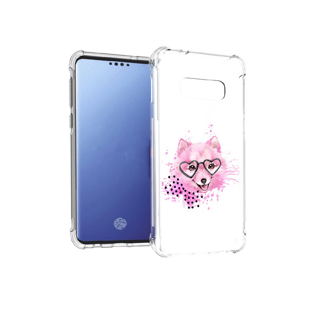 

Чехол MyPads Tocco для Samsung Galaxy S10E розовый волченок (PT145748.492.585), Прозрачный, Tocco
