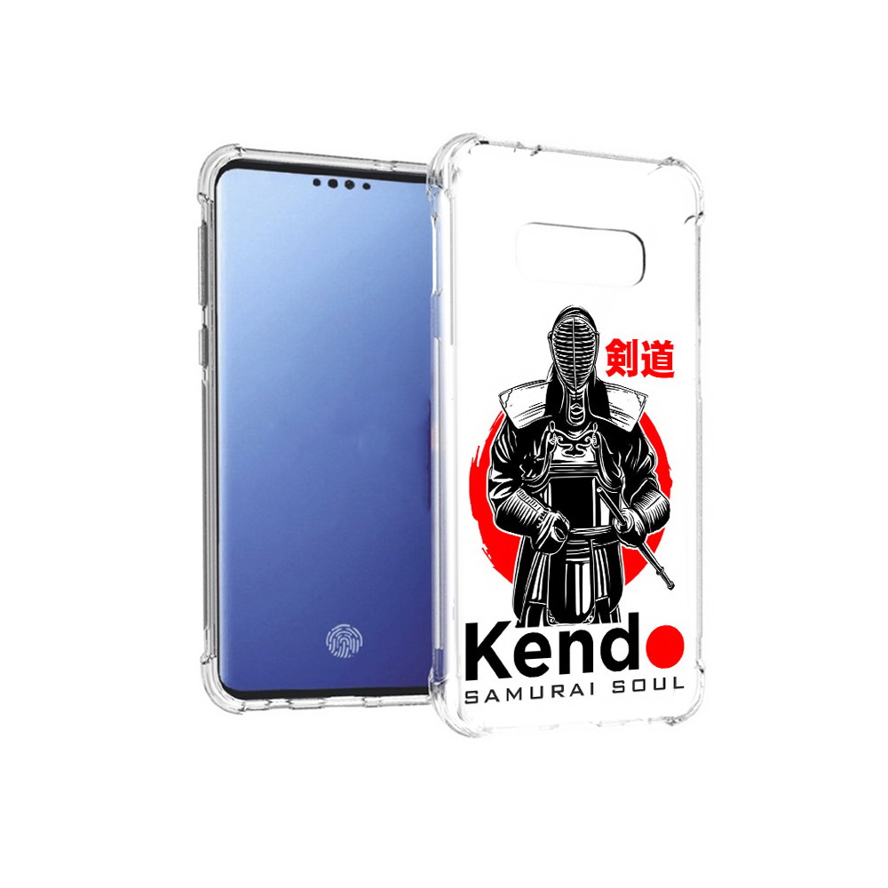 

Чехол MyPads Tocco для Samsung Galaxy S10E рисованый самурай (PT145748.492.581), Прозрачный, Tocco