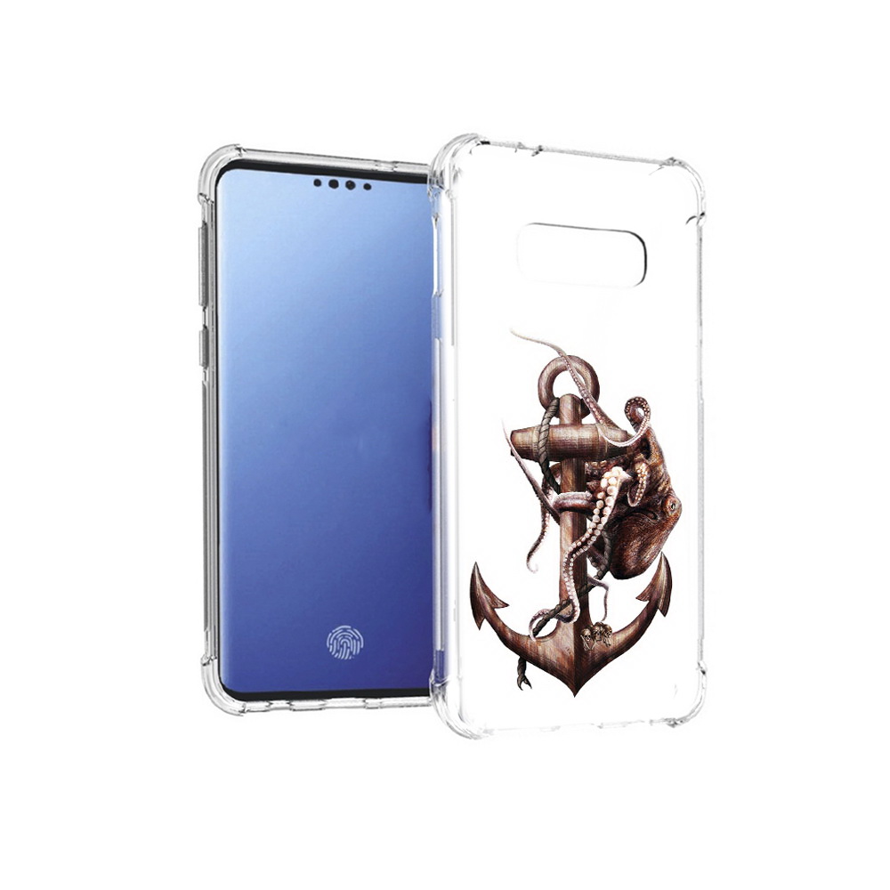 

Чехол MyPads Tocco для Samsung Galaxy S10E ржавый якорь (PT145748.492.579), Прозрачный, Tocco