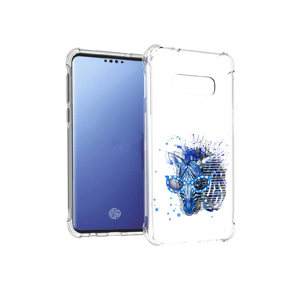 Чехол MyPads Tocco для Samsung Galaxy S10E расплывчатая зебра (PT145748.492.577)