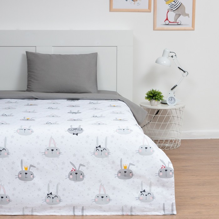 

Покрывало детское Этель Funny rabbits 1,5 сп, 145х210 см, 100% хлопок