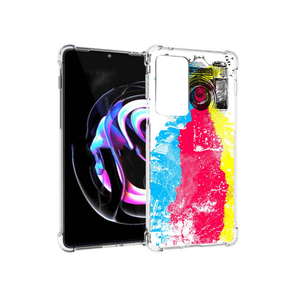

Чехол MyPads Tocco для Motorola Moto Edge 20 Pro цветной фотоаппарат (PT227063.364.668), Прозрачный, Tocco