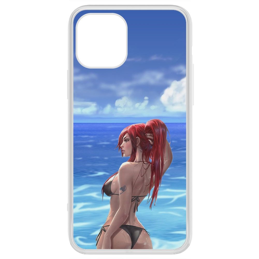 фото Чехол-накладка krutoff clear case купальник женский для iphone 12 pro