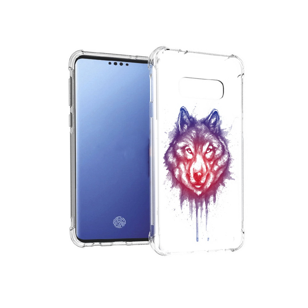 

Чехол MyPads Tocco для Samsung Galaxy S10E пушистый волк (PT145748.492.561), Прозрачный, Tocco