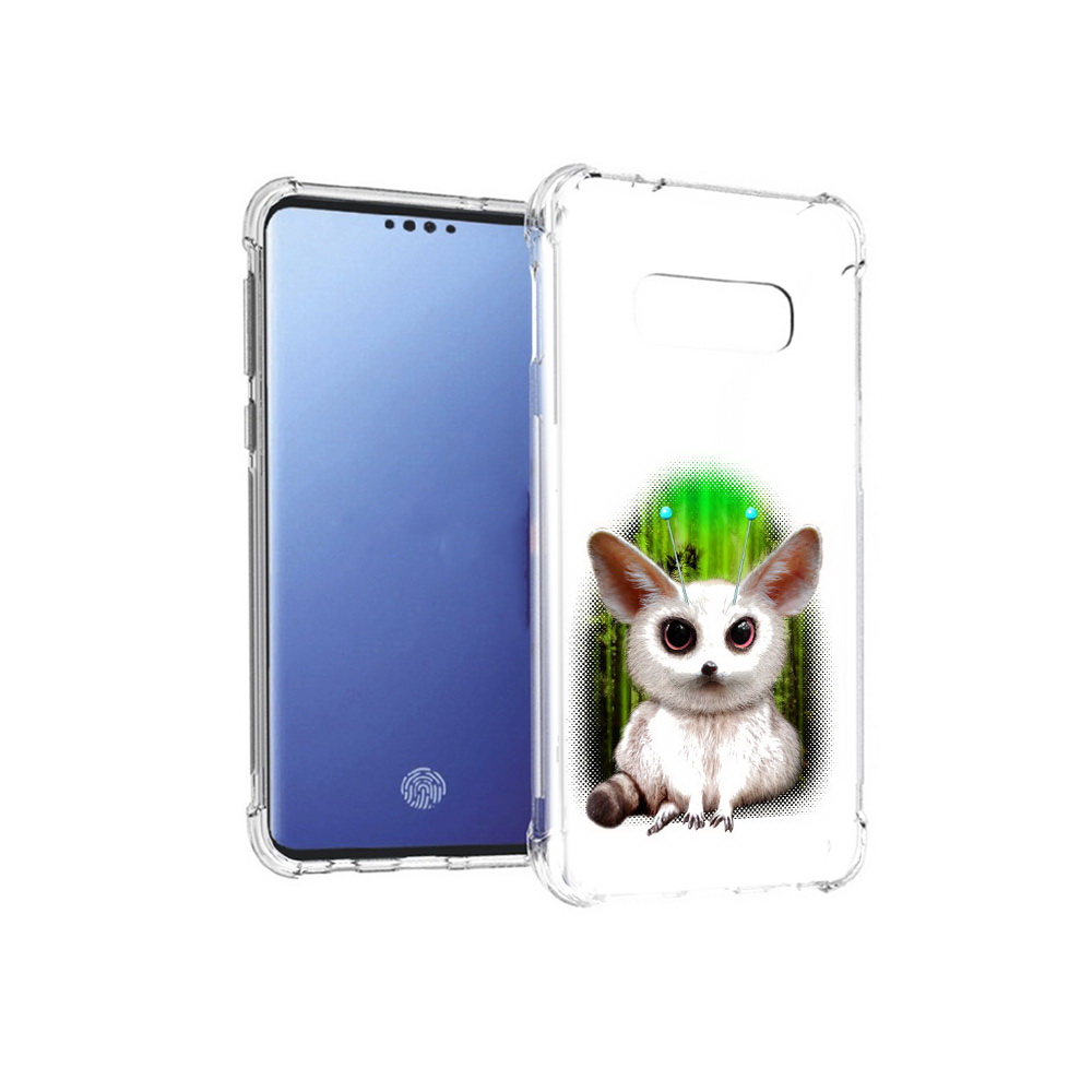 

Чехол MyPads Tocco для Samsung Galaxy S10E пушистое животное (PT145748.492.560), Прозрачный, Tocco