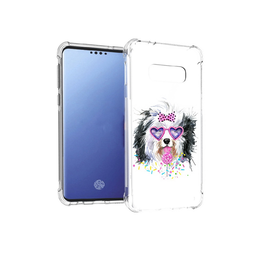 

Чехол MyPads Tocco для Samsung Galaxy S10E пушистик (PT145748.492.559), Прозрачный, Tocco