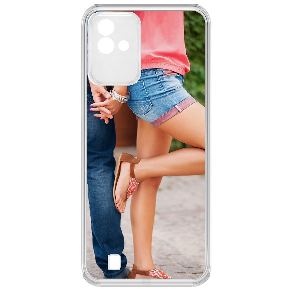 фото Чехол-накладка krutoff clear case босоножки женские для realme narzo 50i