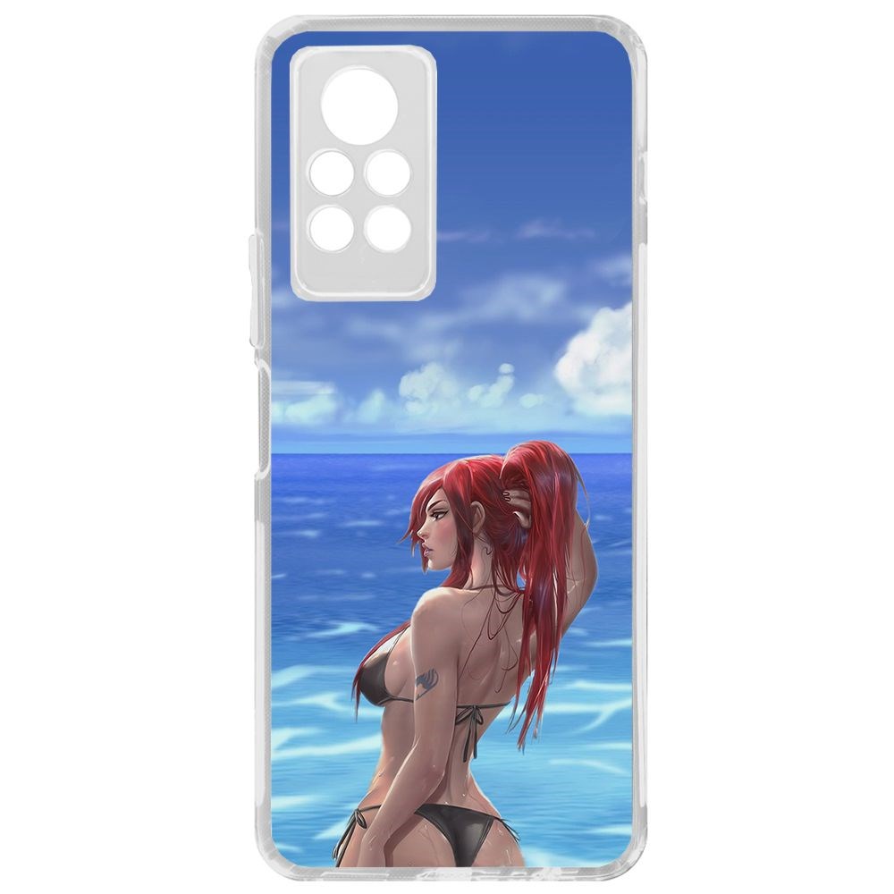 Чехол-накладка Krutoff Clear Case Купальник женский для Infinix Note 11 Pro