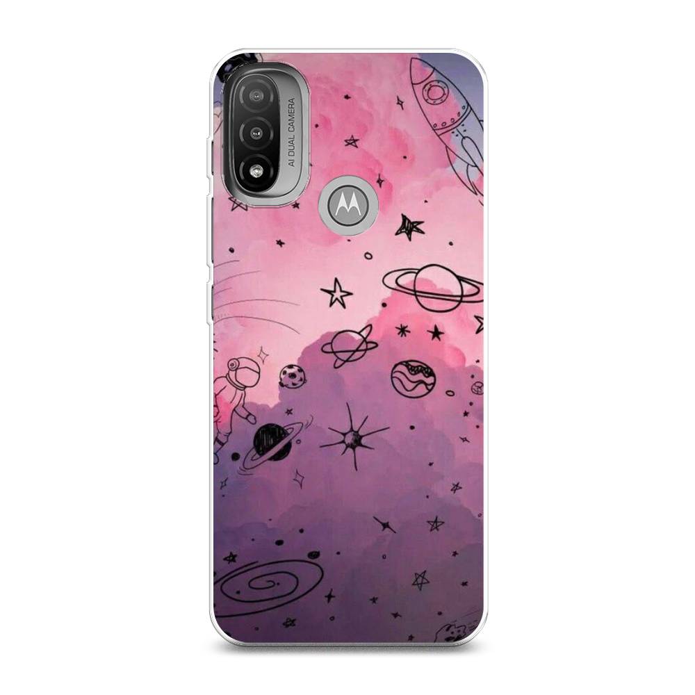 

Чехол Awog на Lenovo K14 Plus/Motorola Moto E20/E30/E40 "Радуга планет 3", Разноцветный, 243450-4