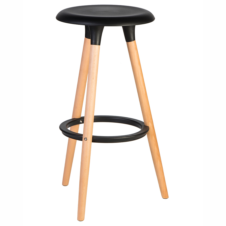 

Барный табурет NoBrand D0000000000000002786, светлый бук/черный, Eames
