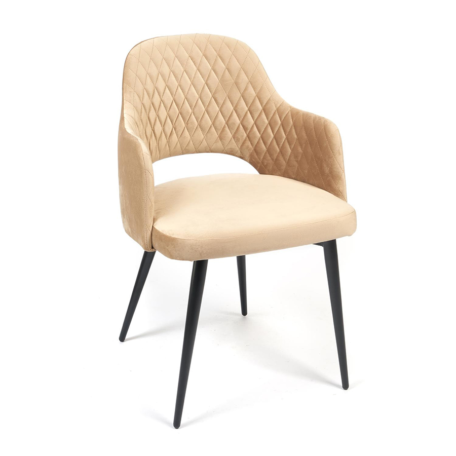 

Стул TetChair Valkyria 14337, бежевый/черный