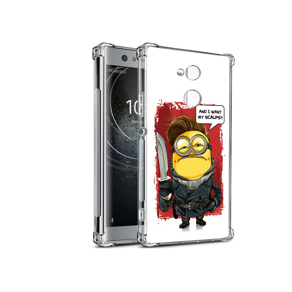 

Чехол MyPads Tocco для Sony Xperia XA2 миньон убийца (PT99627.238.477), Прозрачный, Tocco