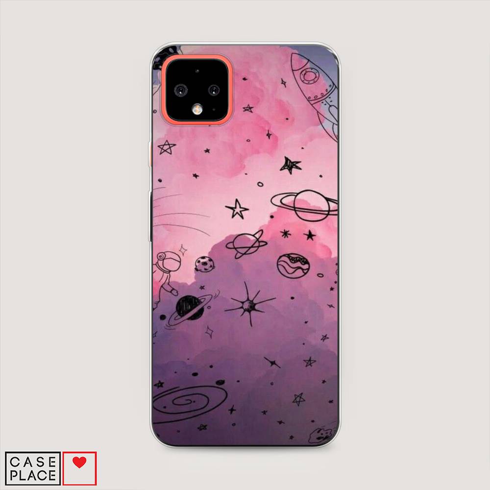 

Чехол Awog на Google Pixel 4 XL "Радуга планет 3", Разноцветный, 270550-4