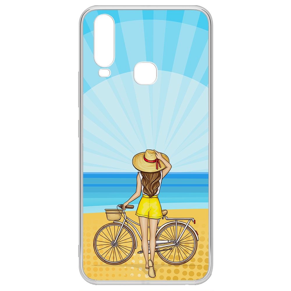 Чехол-накладка Krutoff Clear Case Шорты женские для Vivo Y11