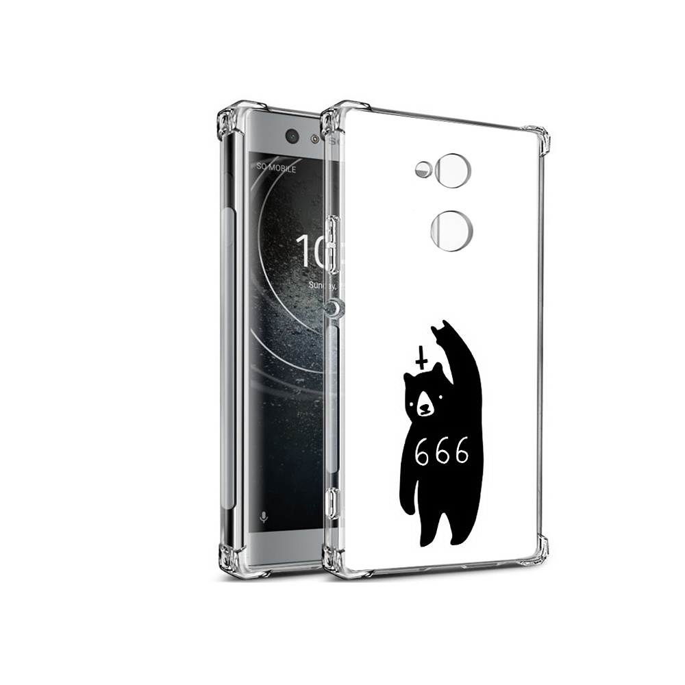 

Чехол MyPads Tocco для Sony Xperia XA2 медведь 666 (PT99627.238.462), Прозрачный, Tocco