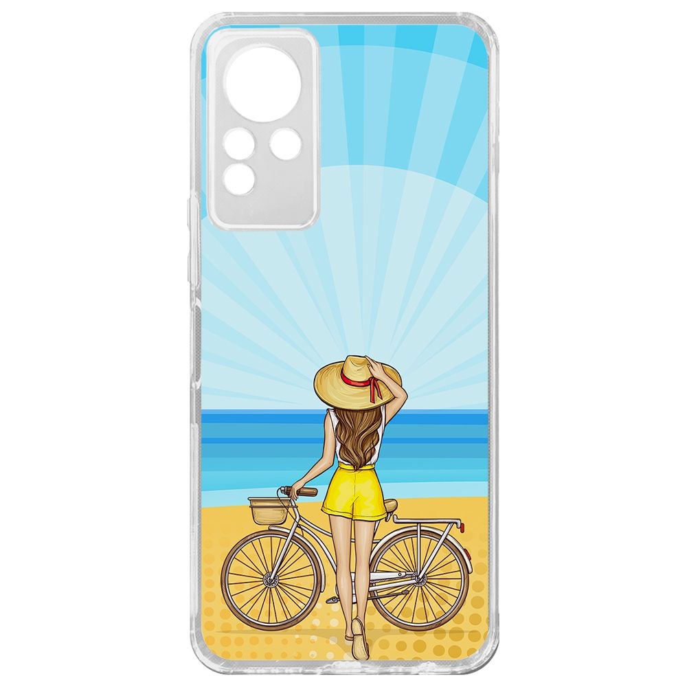 

Чехол-накладка Krutoff Clear Case Шорты женские для Infinix Note 11
