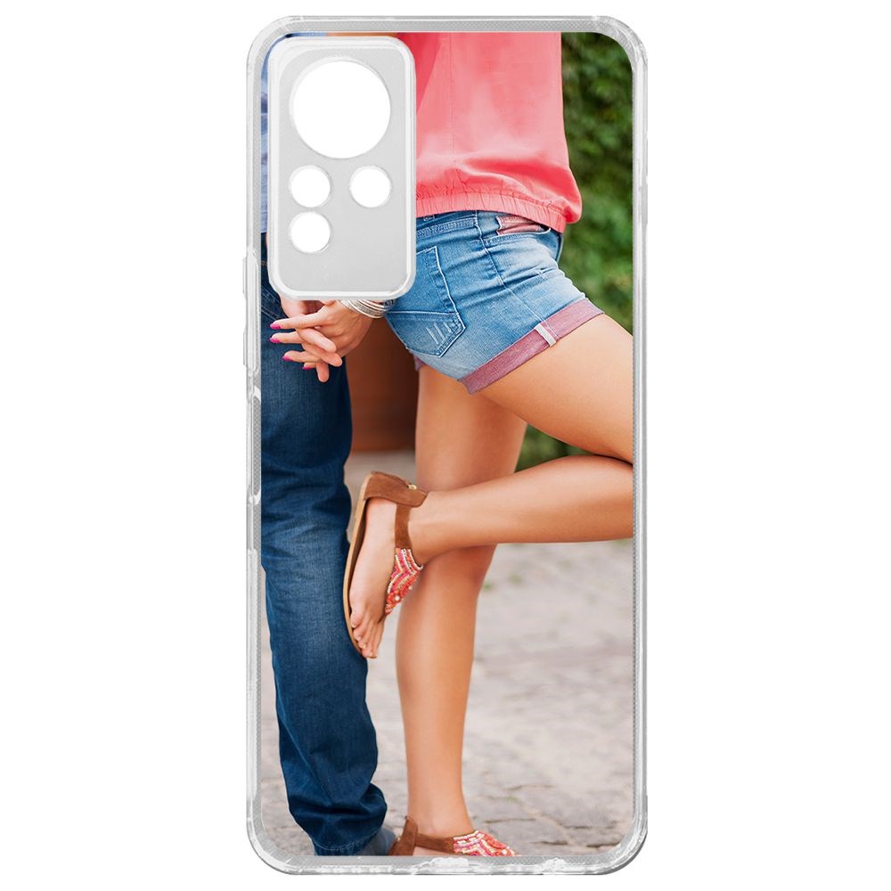 

Чехол-накладка Krutoff Clear Case Босоножки женские для Infinix Note 11