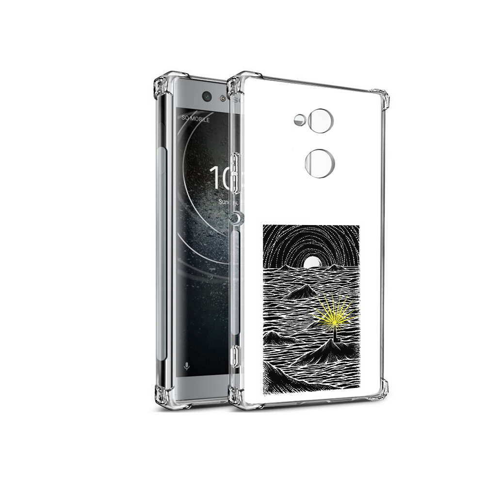 

Чехол MyPads Tocco для Sony Xperia XA2 маяк в черно белом море (PT99627.238.460), Прозрачный, Tocco