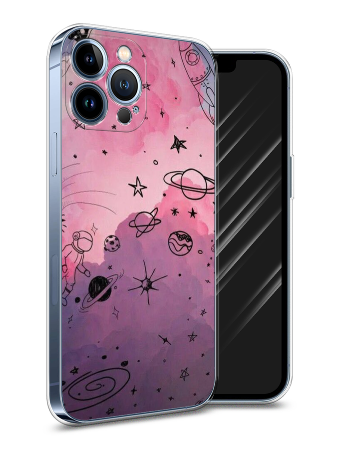 

Чехол Awog на Apple iPhone 13 Pro Max / Айфон 13 Pro Max "Радуга планет 3", Разноцветный, 14450-4