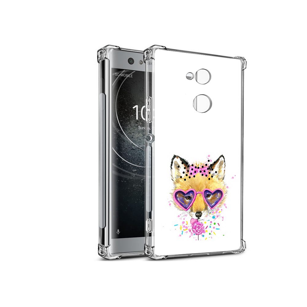 

Чехол MyPads Tocco для Sony Xperia XA2 лисенок с бантиком (PT99627.238.441), Прозрачный, Tocco